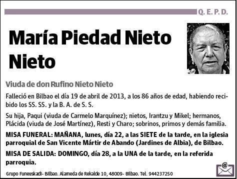 NIETO NIETO,MARIA PIEDAD