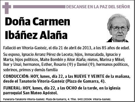 IBAÑEZ ALAÑA,CARMEN