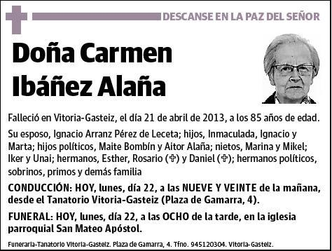 IBAÑEZ ALAÑA,CARMEN