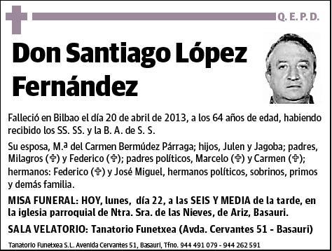 LOPEZ FERNANDEZ,SANTIAGO