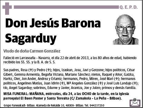 BARONA SAGARDUY,JESUS