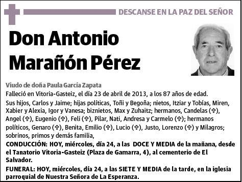 MARAÑON PEREZ,ANTONIO