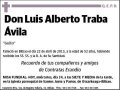 TRABA AVILA,LUIS ALBERTO