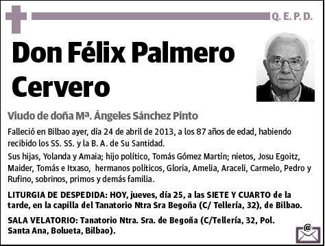 PALMERO CERVERO,FELIX