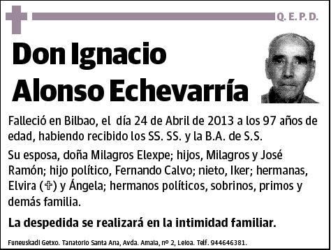 ALONSO ECHEVARRIA,IGNACIO