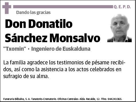 SANCHEZ MONSALVO,DONATILO