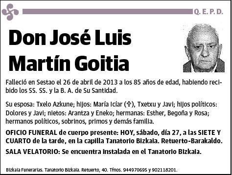 MARTIN GOITIA,JOSE LUIS