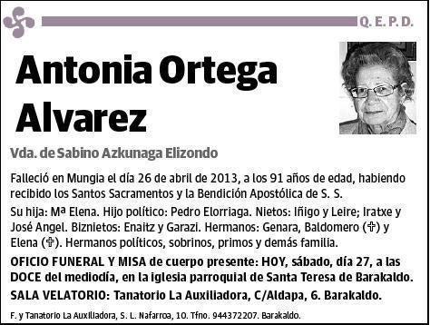 ORTEGA ALAVAREZ,ANTONIA