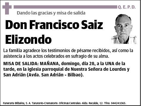 SAIZ ELIZONDO,FRANCISCO