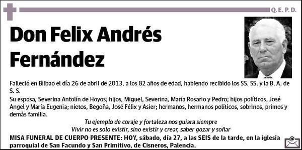 ANDRES FERNANDEZ,FELIX