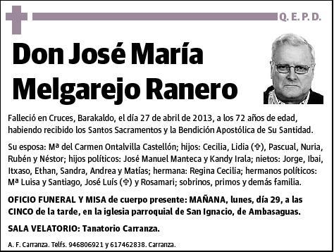 MELGAREJO RANERO,JOSE MARIA