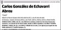 GONZALEZ DE ECHAVARRI ABREU,CARLOS
