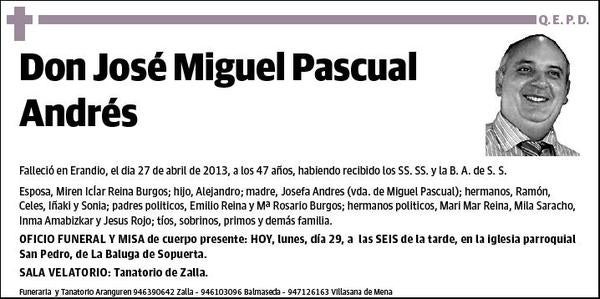 PASCUAL ANDRES,JOSE MIGUEL