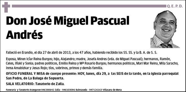 PASCUAL ANDRES,JOSE MIGUEL