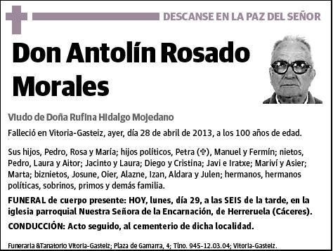 ROSADO MORALES,ANTOLIN