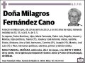 FERNANDEZ CANO,MILAGROS
