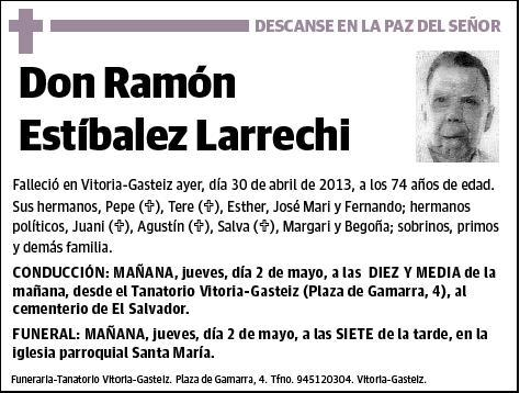 ESTIBALEZ LARRECHI,RAMON