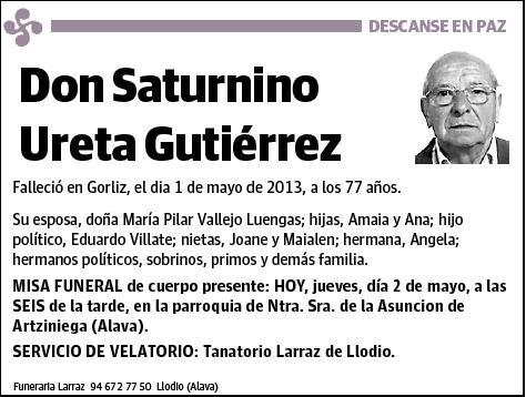 URETA GUTIERREZ,SATURNINO