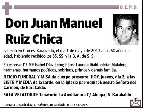 RUIZ CHICA,JUAN MANUEL