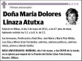 LINAZA ATUTXA,MARIA DOLORES