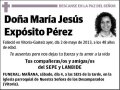 EXPOSITO PEREZ,MARIAGE