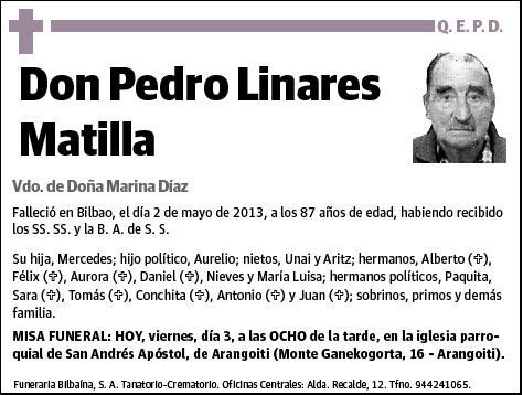 LINARES MATILLA,PEDRO