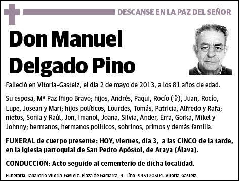 DELGADO PINO,MANUEL