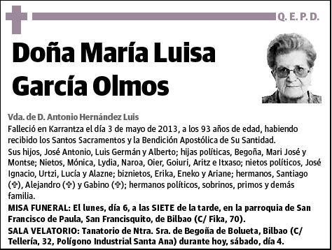 GARCIA OLMOS,MARIA LUISA