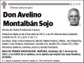 MONTALBAN SOJO,AVELINO