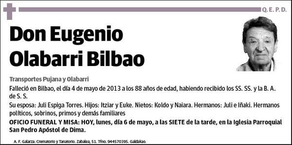 OLABARRI BILBAO,EUGENIO