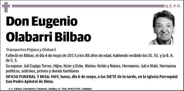 OLABARRI BILBAO,EUGENIO