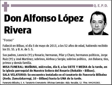 LOPEZ RIVERA,ALFONSO