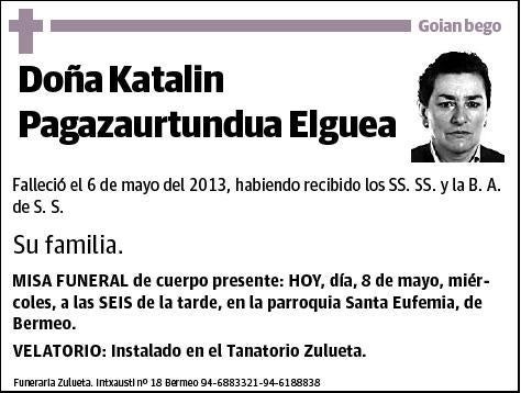 PAGAZAURTUNDUA ELGUEA,KATALIN