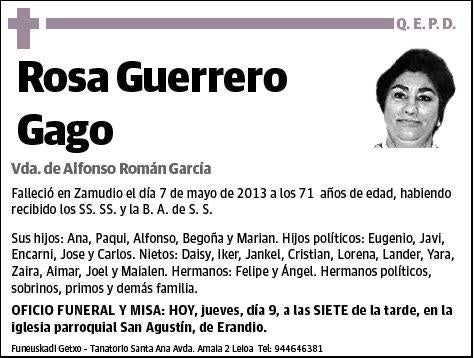 GUERRERO GAGO,ROSA