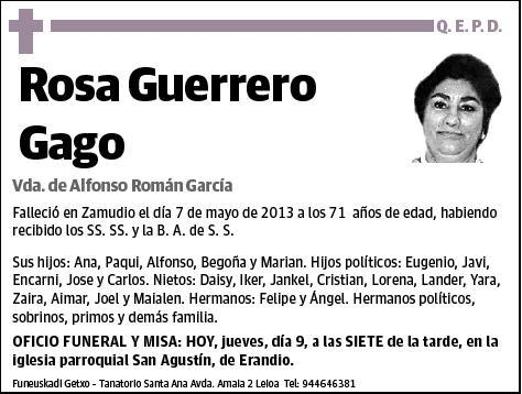 GUERRERO GAGO,ROSA