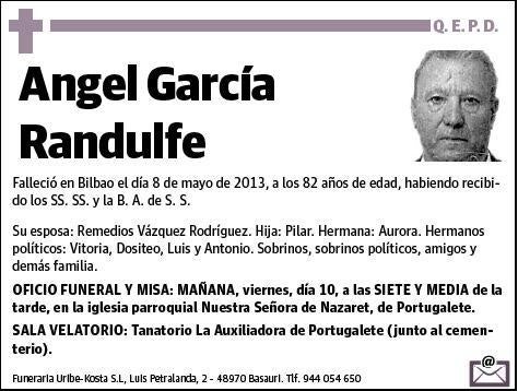 GARCIA RANDULFE,ANGEL