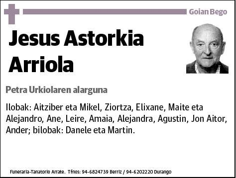 ASTORKIA ARRIOLA,JESUS