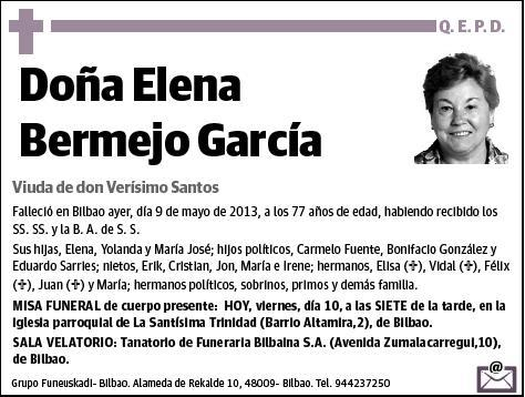 BERMEJO GARCIA,ELENA