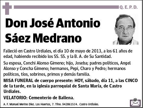 SAEZ MEDRANO,JOSE ANTONIO