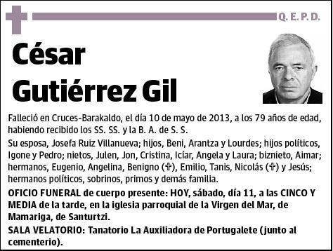 GUTIERREZ GIL,CESAR