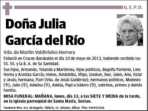 GARCIA DEL RIO,JULIA