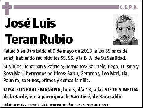 TERAN RUBIO,JOSE LUIS