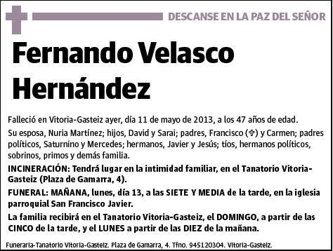 VELASCO HERNANDEZ,FERNANDO