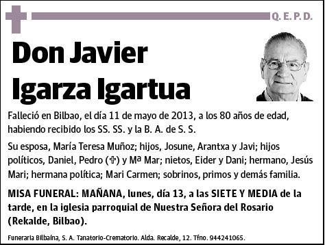 IGARZA IGARTUA,JAVIER