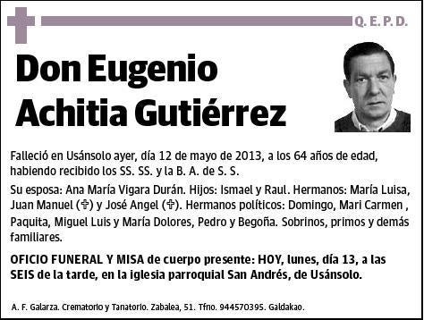 ACHITIA GUTIERREZ,EUGENIO