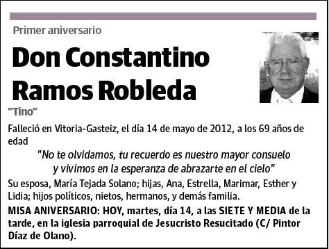 RAMOS ROBLEDA,CONSTANTINO