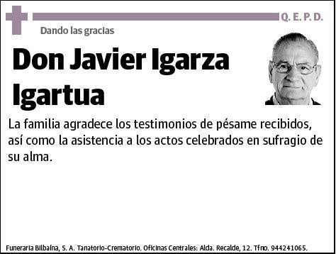 IGARZA IGARTUA,JAVIER