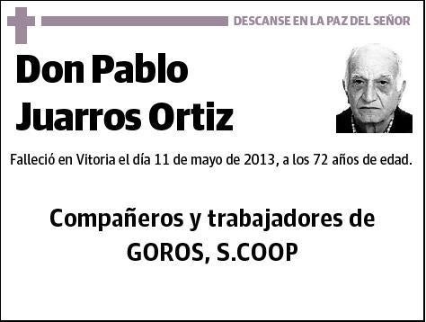 JUARROS ORTIZ,PABLO