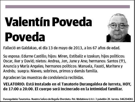 POVEDA POVEDA,VALENTIN