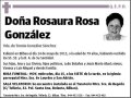 ROSA GONZALEZ,ROSAURA